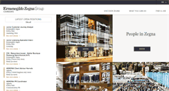 Desktop Screenshot of careers.zegna.com